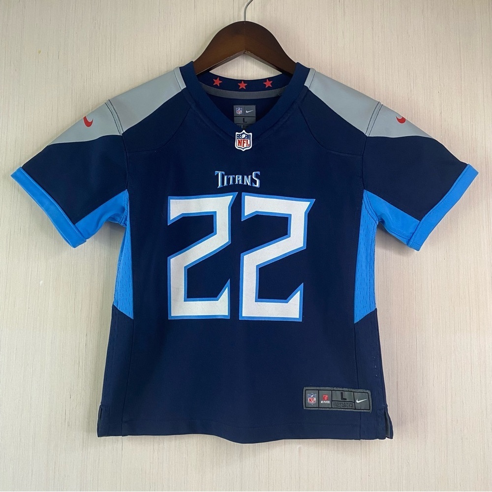 Nike Youth Tennessee Titans Derrick Henry #22 NFL Football Jersey Large (Flaw)